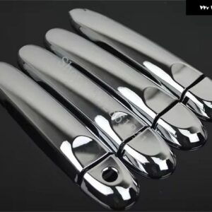 日産 キューブ Z12 2009 - 12 2012~2017 クローム カー ドアハンドル カバー トリム ステッカー カー スタイリング アクセサリー - 7