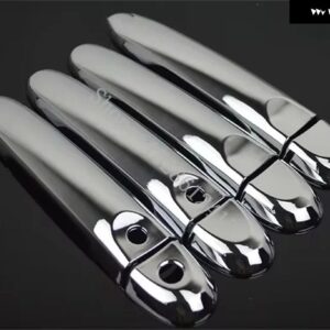 日産 キューブ Z12 2009 - 12 2012~2017 クローム カー ドアハンドル カバー トリム ステッカー カー スタイリング アクセサリー - 8