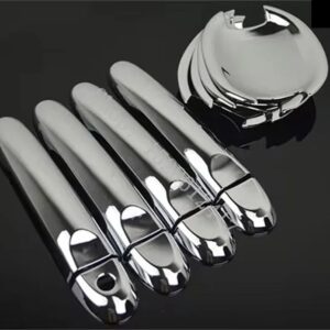 日産 キューブ Z12 2009 - 12 2012~2017 クローム カー ドアハンドル カバー トリム ステッカー カー スタイリング アクセサリー - 9