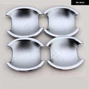 日産 キューブ Z12 2009 - 12 2012~2017 クローム カー ドアハンドル カバー トリム ステッカー カー スタイリング アクセサリー - 6