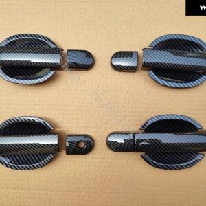日産 キューブ Z11 2002 - 05~2008 ABS ドアハンドル ボウル ドアハンドル カバー カバー トリム カーアクセサリー - Carbon fiber pattern8