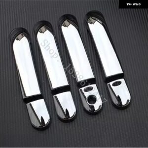 日産 キューブ Z11 2002 - 05~2008 ABS ドアハンドル ボウル ドアハンドル カバー カバー トリム カーアクセサリー - silvery3