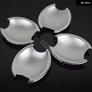 日産 キューブ Z11 2002 - 05~2008 ABS ドアハンドル ボウル ドアハンドル カバー カバー トリム カーアクセサリー - silvery