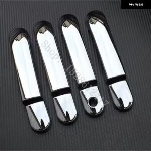 日産 キューブ Z11 2002 - 05~2008 ABS ドアハンドル ボウル ドアハンドル カバー カバー トリム カーアクセサリー - silvery2