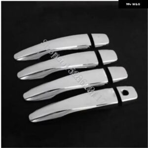 日産 X-TRAIL T32 MK3 ROGUE W.S.K2014~2020 XTRAIL クローム カー ドアハンドル カバー ステッカー スタイリング アクセサリー - 1