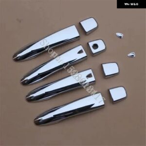 日産 キャシュカイ J11 2015 - 19~2021 クローム カー ドアハンドル カバー ステッカー スタイリング アクセサリー - 2