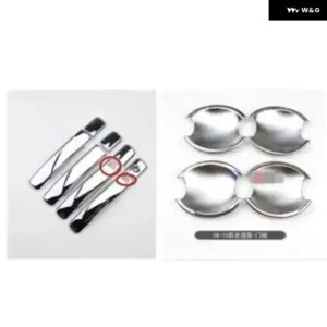 日産 キャシュカイ J10 カー スタイリング ABS クローム ドアハンドル ボウル ドアハンドル カバー カバー トリム 2008-2015 - E