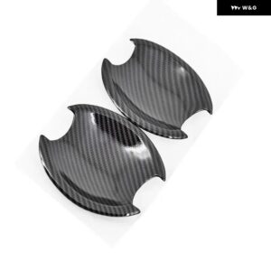 日産 パスファインダー R51 2005 - 2012 カーボン クローム カー ドアハンドル カバー トリム ステッカー カー スタイリング アクセサリー - carbon bowl