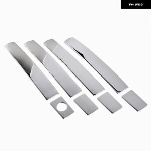 日産 キャシュカイ 2007 - 13 ステンレス ドアハンドル カバー トリム セット カーアクセサリー オーバーレイ - no button