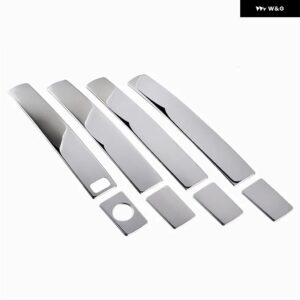 日産 キャシュカイ 2007 - 13 ステンレス ドアハンドル カバー トリム セット カーアクセサリー オーバーレイ - 1 button