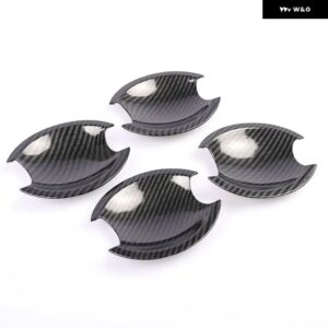 日産 キャシュカイ J10 2007 - 13 カーボン クローム カー ドアハンドル カバー ステッカー スタイリング アクセサリー - carbon bowl