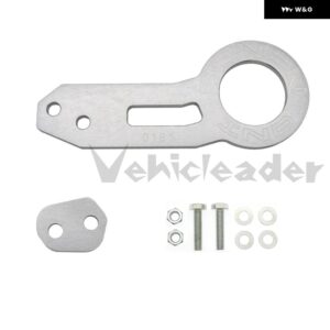 汎用 レーシングアルミ 合金リア牽引フック カスタム牽引フック ホンダ シビック トレーラーヒッチアクセサリー - Silver