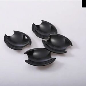 日産 アルティマ 2007-2012 光沢ブラッククローム カー ドアハンドル カバー ステッカー スタイリング アクセサリー - black bowl