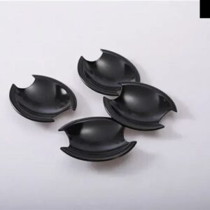 日産 マキシマ 2004 - 08 光沢ブラッククローム カー ドアハンドル カバー ステッカー スタイリング アクセサリー - black bowl