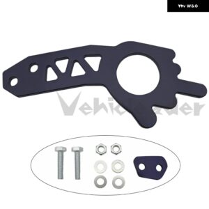 汎用 カーリア牽引フック アルミ 合金 リア牽引フック 自動車牽引ストラップ/牽引ロープ/フック バンパー トレーラーフック牽引ツール - black