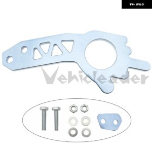 汎用 カーリア牽引フック アルミ 合金 リア牽引フック 自動車牽引ストラップ/牽引ロープ/フック バンパー トレーラーフック牽引ツール - Silver