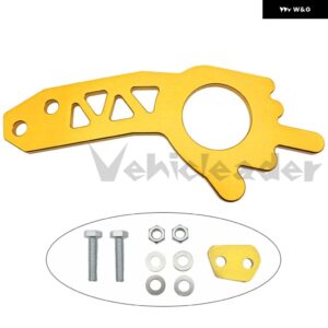 汎用 カーリア牽引フック アルミ 合金 リア牽引フック 自動車牽引ストラップ/牽引ロープ/フック バンパー トレーラーフック牽引ツール - Gold