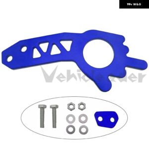 汎用 カーリア牽引フック アルミ 合金 リア牽引フック 自動車牽引ストラップ/牽引ロープ/フック バンパー トレーラーフック牽引ツール - Blue