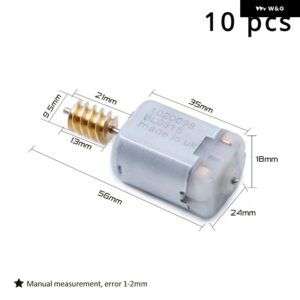 大型モーター 12VDC ブラシ F280 車用 セントラ ルドアロックモーター マツダ ランドローバー フリーランド2 レンジローバー イヴォーク ディスカバリー 3/4 - 10-pcs