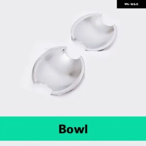 日産 JUKE 2010-2019 高級クローム ドアハンドル カバー インフィニティ ESQ 2011 - 14 アクセサリー ステッカー カー スタイリング - bowl