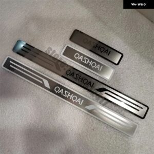 日産 キャシュカイ J10 J11 2007- 2017-2021 アクセサリー ドアシル スカッフプレート キックガード ペダル スレッショルド ステップ プロテクター - 10