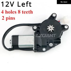 汎用 4穴8トゥース車窓 エンジン DCモーター電動ガラスリフターモーターDC 12V / 24Vカーパーツ - 1 piece C 12V Left