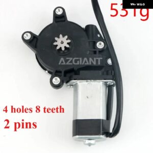 汎用 4穴8トゥース車窓 エンジン DCモーター電動ガラスリフターモーターDC 12V / 24Vカーパーツ - 1 piece C 24V Left