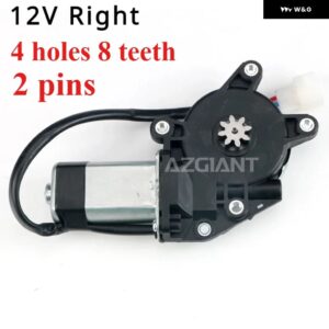 汎用 4穴8トゥース車窓 エンジン DCモーター電動ガラスリフターモーターDC 12V / 24Vカーパーツ - 1 piece C 12V Right