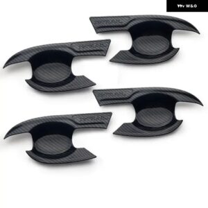 日産 X-TERRA 2017 - 22 XTERRA カーボン カー ドアハンドル ボウルカバー スタイリング アクセサリー ステッカー - bowl