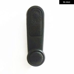 適合 プジョー 206 206CC 207 シトロエン C2 手動ウィンドウハンドルドア アームレスト ウィンドウハンドルガラスリフターハンドル - BLACK LEFT