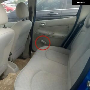 適合 プジョー 206 206CC 207 シトロエン C2 手動ウィンドウハンドルドア アームレスト ウィンドウハンドルガラスリフターハンドル - Light-Left