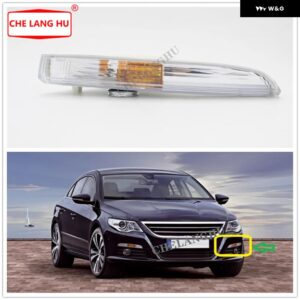 フロント バンパー ウィンカーライト パサート CC 2008 - 12カー スタイリング フロント ウィンカーランプ シェル バルブ 無 - 1pc Left Side