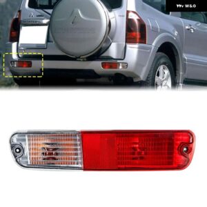三菱 モンテロ パジェロ ショーグン V73 V75 V77 2003-2006 リア バンパー リフレクター ライト テールシグナルランプ MN13377 MN133776 - Left Side