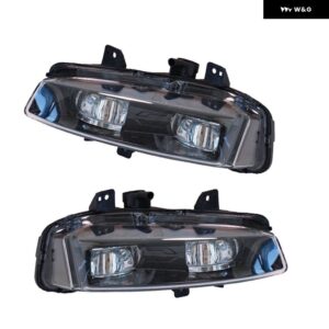 LED ヘッドライト ランドローバー レンジローバー イヴォーク 2011 2012 2013-2015 フォグランプ デイタイム ランニングライト フォグランプ カバー グリル - Left and Right5
