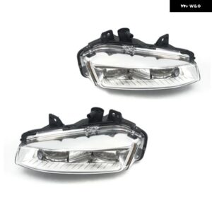 LED ヘッドライト ランドローバー レンジローバー イヴォーク 2011 2012 2013-2015 フォグランプ デイタイム ランニングライト フォグランプ カバー グリル - Left and Right