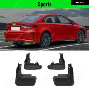 フェンダー トヨタ カローラ E210 サルーン/セダン 2019 2020 マッドガード マッド フラップ ガード スプラッシュ フラップ マッドガード カーアクセサリー - Sports