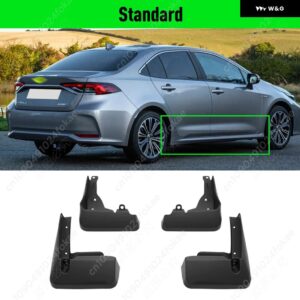 フェンダー トヨタ カローラ E210 サルーン/セダン 2019 2020 マッドガード マッド フラップ ガード スプラッシュ フラップ マッドガード カーアクセサリー - Standard