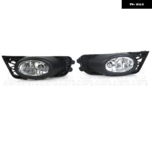 フォグライト フロント バンパー フォグライト 電球 付き フォグランプ アセンブリ ホンダ シビック 4ドアセダン 2009 2010 2011 - 1 Left and 1 Right