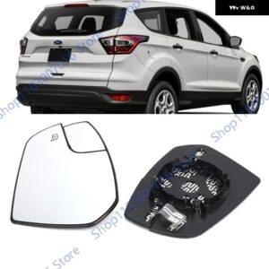 車用リアミラー フォード エスケープ 2017 2018 GJ5Z17K707A GJ5Z17K707G USA バージョン ミラー レンズ ヒーター付き バックミラー レンズ - Left and Right