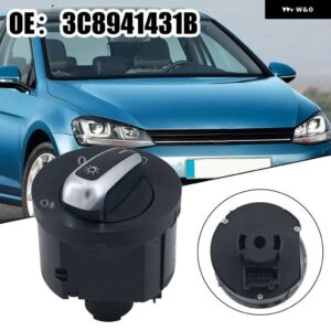 ヘッドライト ライト ランプ スイッチ 3C8941431B VW MI ゴルフ MK5 6 プラス ジェッタ パサート CC 1.4L 2.0T - 1pcs