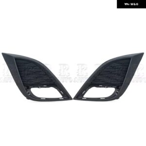 フロント バンパー フォグランプ ギル フォグランプ ガーニッシュ トリム マツダ 3 アクセラ 2009 - 13 カー バンパー ロア グリル - 1 Left and 1 Right