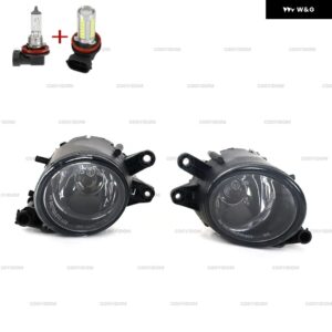 ハロゲンとLED 電球 フロント バンパー フォグランプ フォグランプ アウディ A4 B6 2001 - 05カー スタイリング 8E0941699車 - 1 Left and 1 Right