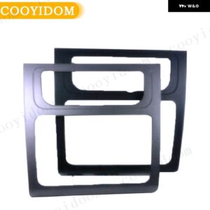 DVDプレーヤー フレーム ミドル フレーム CD ボックス エアコン ナビゲーション パネル フレーム ブラック シルバー 1T0858071 VW TOURAN 2011-2015 - Silver