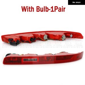 車用リア バンパー ブレーキライト ウィンカーライト リフレクター ストップライト リバースランプ フォグランプ アウディ Q7 2006-2015 4L0945096A - With Bulb-1Pair
