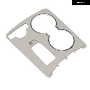 オートセンター コンソール カップ ホルダー 装飾 カバー 2046800307は メルセデスC クラス GLK クラス アームレスト ボックス パネル に適合 - Grey for CClass