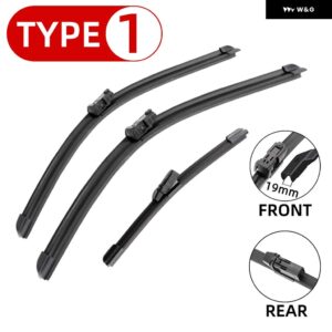 フォード エコスポーツ 2013-2016 22インチ+16インチ+11インチ フロントリア ワイパー ブレード ブラシカッター 車用アクセサリー 2013 - 16 - Type 1