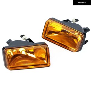 バンパー フォグライト シボレー シボレー シルバラード 2500HD 3500HD タホ サバーバン アバランチ 2007-2013 ヘッドライト GM2593160 GM2592160 - Yellow-1Pair