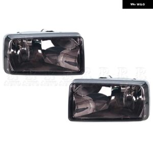 フロント バンパー フォグランプ GM2593160 GM2592160 シボレー シボレー シルバラード 2500HD 3500HD タホ サバーバン アバランチ 2007-2013 - Black Lens-1Pair