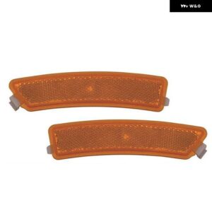 フロント バンパー サイド リフレクター マーカーライト ウィンカーランプ イエロー リンカーン MKZ 2013 - 16 FO1085100 FO1084100 - 1 Left and 1 Right