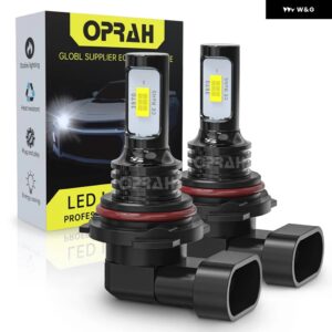 2X H7 LED ヘッドライト バルブ 3570チップ 2 LEDカーライト H1 H3 H4 H11 H13 9005 HB3 9006 HB4 880 881 H27 ブラックシェル フォグランプ 6000K